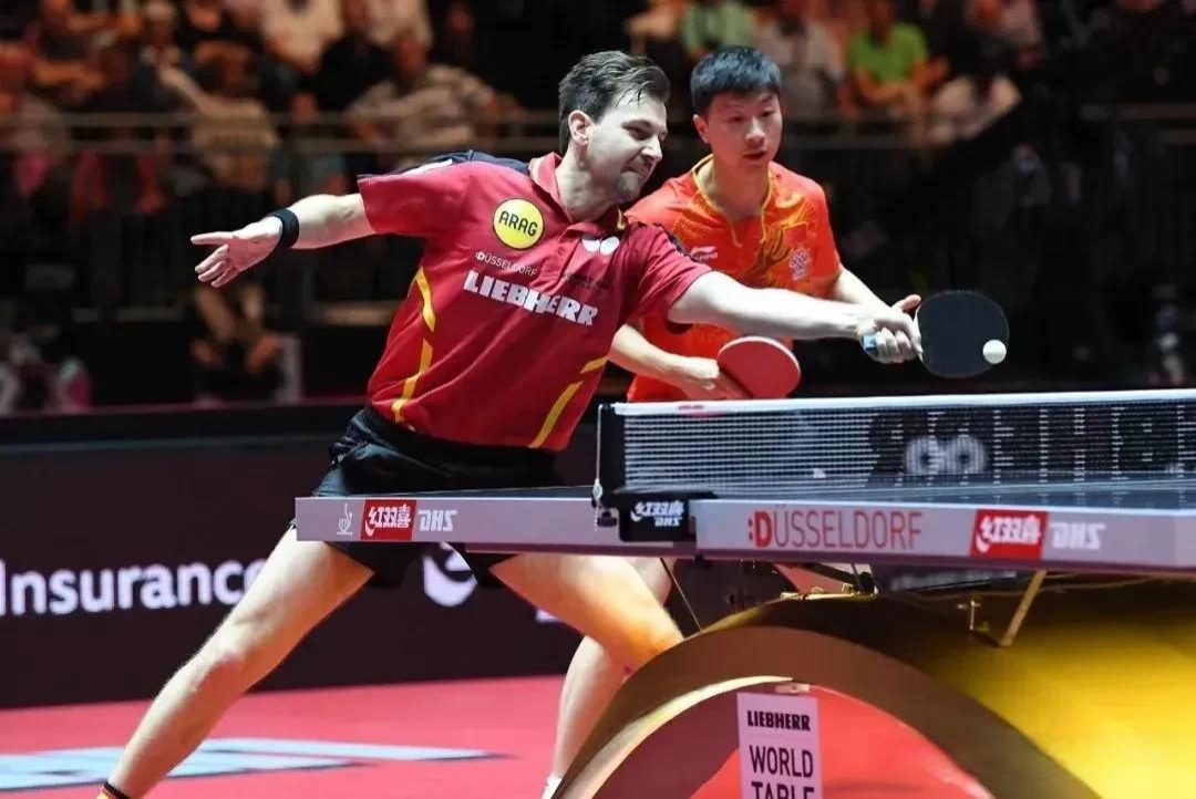 中国乒乓球队鏖战奥地利乒乓球队，波尔惊艳世界